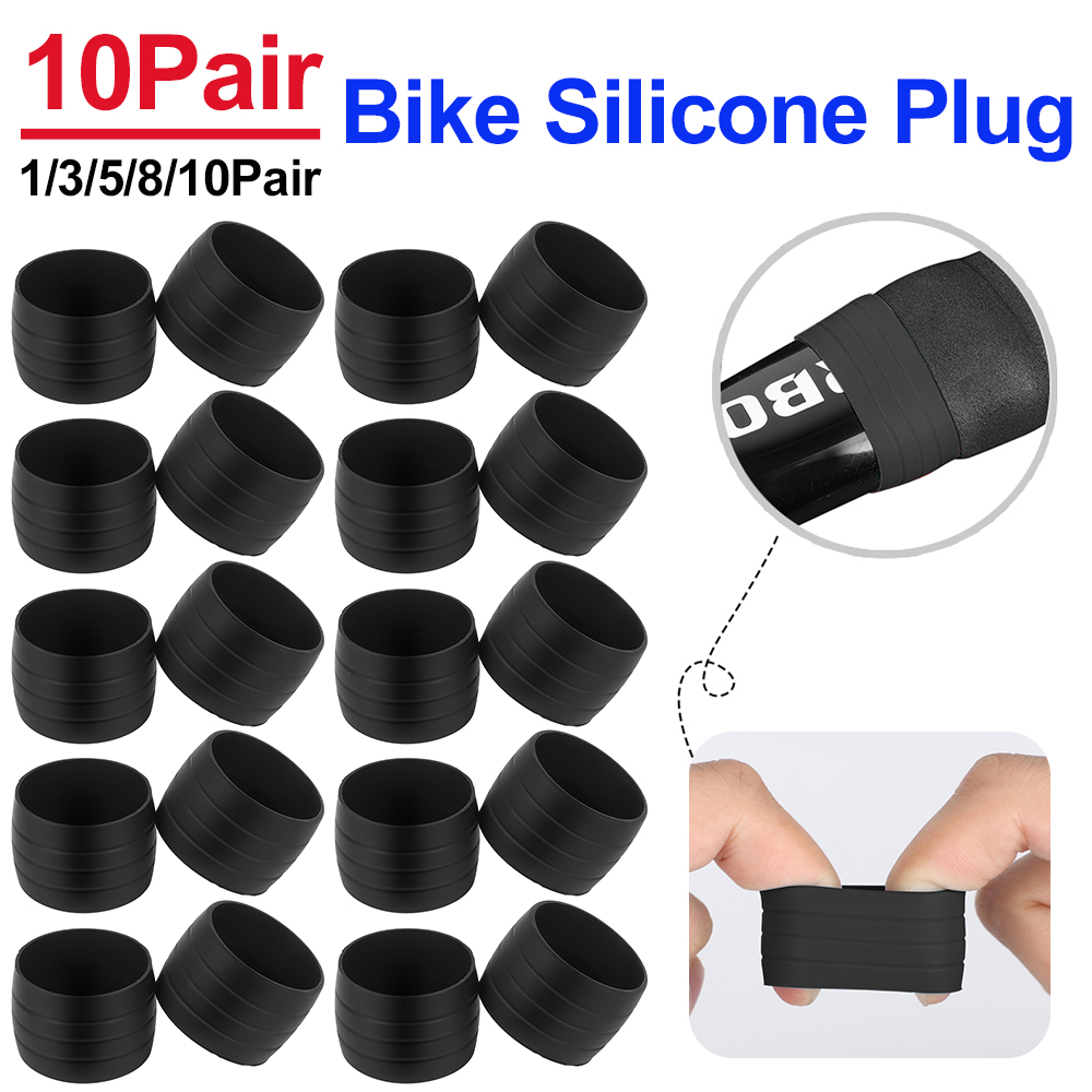 Bell Handlebar Ring - 1-10 Paar Silikon Anti-Skip Fahrrad Lenker