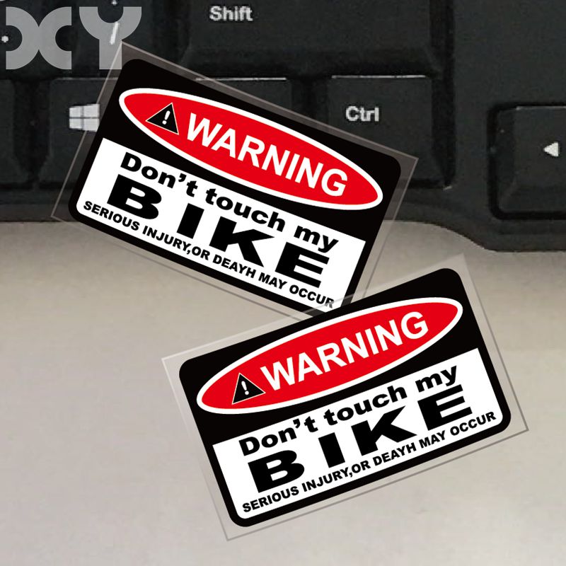 Cycling Quote - XY Wasserdichte reflektierende Auto- und Motorrad-Aufkleber,