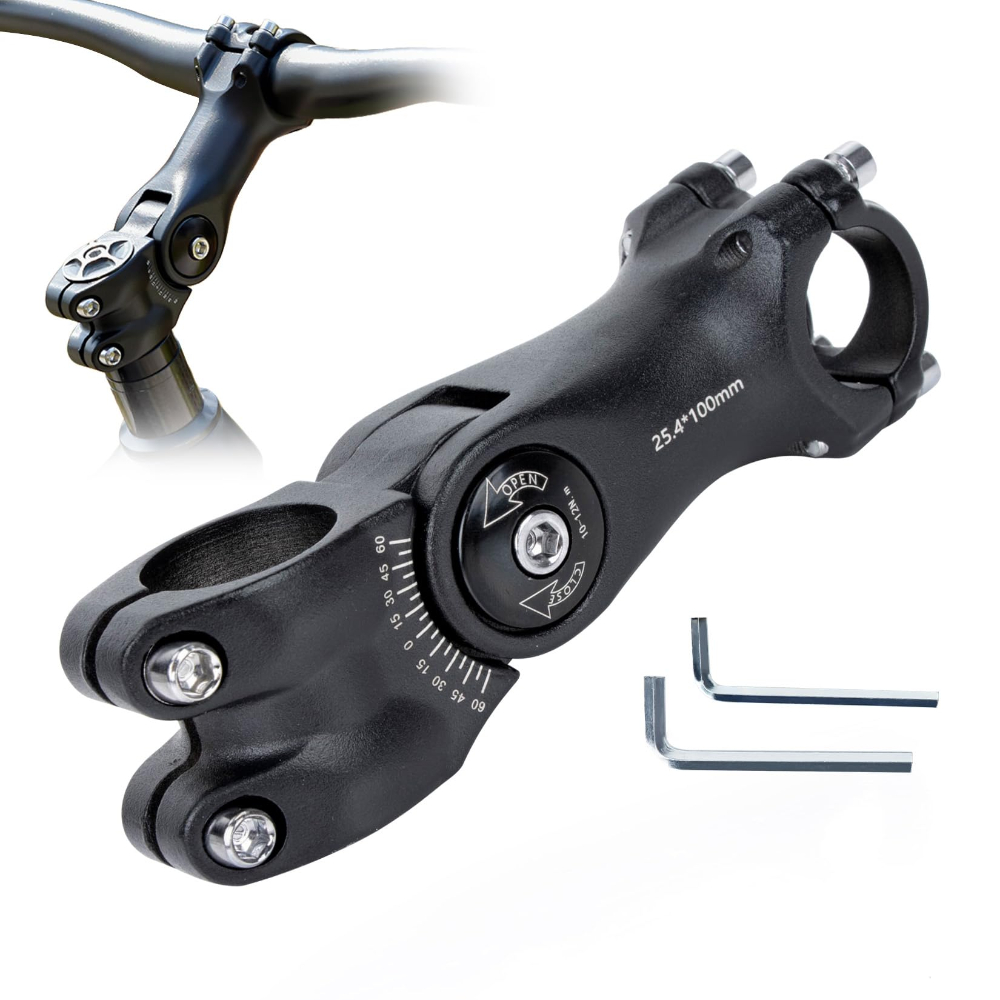 Cycling In City - Verstellbarer Fahrradlenkererhöher 100mm/120mm Lenkererhöhung für MTB
