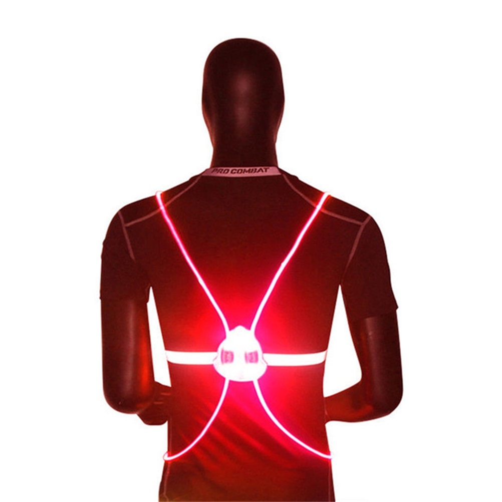 Reflective Vest Cycling - Outdoor 360° Reflektierende LED-Blitzweste Hohe Sichtbarkeit