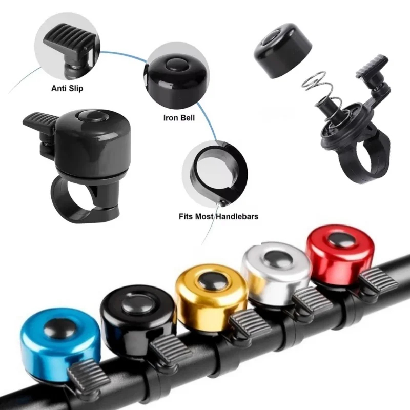 Bell Handlebar Ring - 1-5 Stück Fahrradklingel aus Aluminiumlegierung, Lenkerklingel
