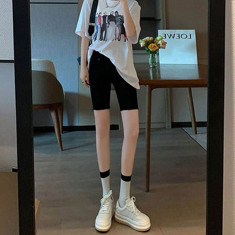 Schwarze Denim-Shorts für Dame – Cycling Shorts For Commute Bewertung und Preis