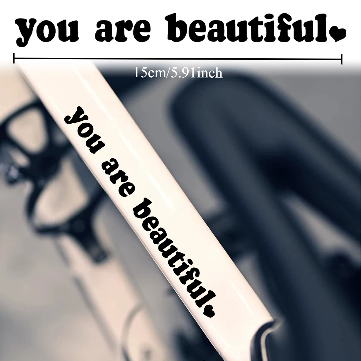 2 Stück „You Are Beautiful“ He – Cycling Quote Bewertung und Preis