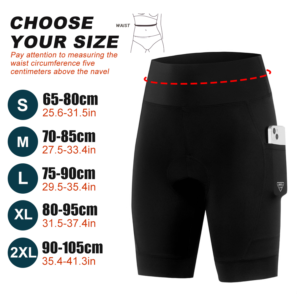 OZZOMM 1 Stück Damen 4D gepols – Cycling Shorts For Commute Bewertung und Preis