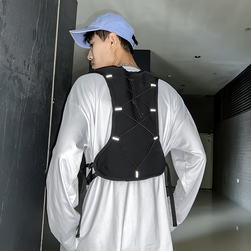 Hip-Hop-Streetwear-Brusttasche – Reflective Vest Cycling Bewertung und Preis