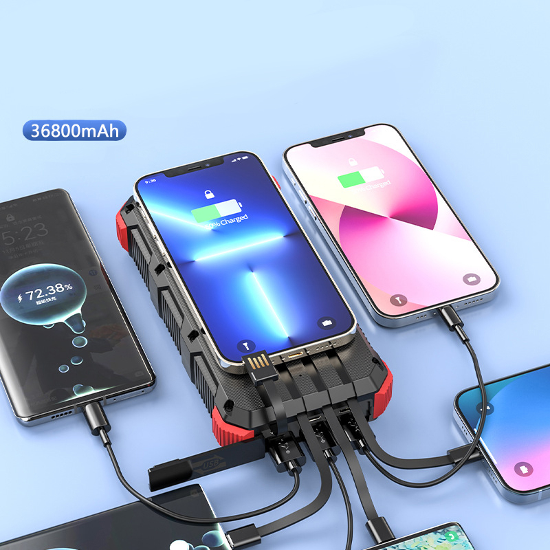 Solar Power Bank 36800mAh mit  – Usb Charger Dynamo Bewertung und Preis