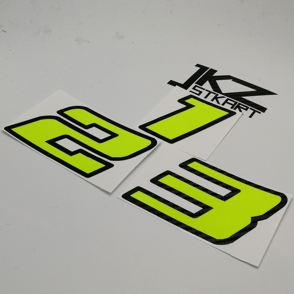 JKZ STKART Neon-Zahlenaufklebe – Cycling Quote Bewertung und Preis