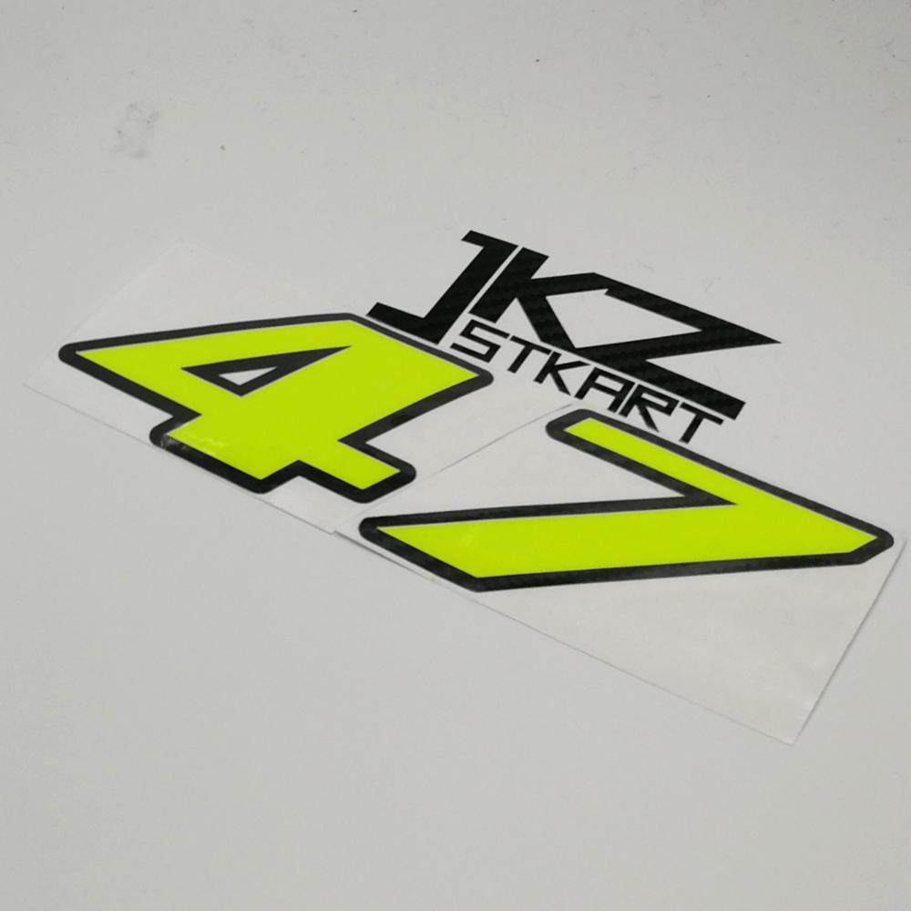JKZ STKART Neon-Zahlenaufklebe – Cycling Quote Bewertung und Preis