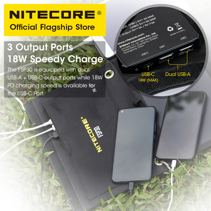 Nitecore fsp30 30w tragbares s – Usb Charger Dynamo Bewertung und Preis